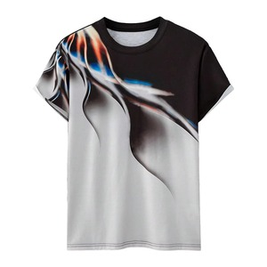เสื้อยืดพิมพ์ลายซับลิเมชั่นลำลองสำหรับผู้ชาย เสื้อยืดแขนสั้นพิมพ์ลายซับลิเมชั่นแบบกำหนดเองสำหรับผู้ชาย เสื้อยืดพิมพ์ลายซับลิเมชั่นทั้งตัวสำหรับผู้ชาย - Product Image 1