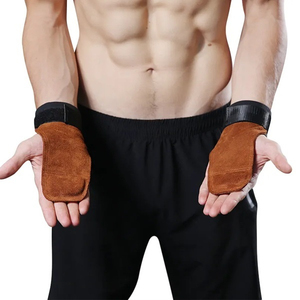 Gants de sport unisexes antidérapants en PU à doigts entiers avec sangle de poignet réglable pour fitness, entraînement, musculation, crossfit, protection - Product Image 2