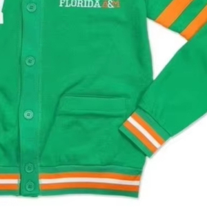 Florida A&M University FAMU Men and Women <b>Cardigan</b> Breathable Quick Dry V-neck Double Breasted <b>Thick</b> - Product Image 5