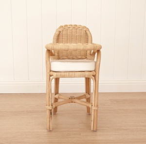 Handcrafted pretend toys <b>for</b> children baby <b>doll</b> <b>high</b> <b>chair</b> rattan feeding <b>chairs</b> miniature furniture <b>for</b> <b>dolls</b> - Product Image 6