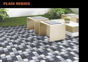 Dalles de stationnement extérieures en céramique numérique haute adhérence 300x300mm 30x30cm 12x12 pouces, revêtement de sol mat pour allées et zones de stationnement - Product Image 4