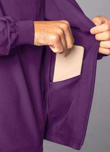 Conjunto de Uniforme Médico Impermeable para Hombre, Cuello en V, Uniforme de Hospital, Elástico, Cómodo, Ropa de Trabajo, Uniforme Médico Impermeable con Cuello en V para Hombre - Product Image 2