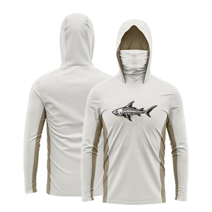 Sudadera con Capucha de Pesca para Hombre, de Poliéster, Manga Larga, Secado Rápido, UPF 50, con Estampado de Animales por Transferencia Térmica y Logotipo Personalizado - Product Image 5