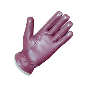 Solid <b>Women</b> Fashion <b>Leather</b> <b>Gloves</b> Thermal Outdoor Plain Custom Made Good Material Winter <b>Gloves</b> - Product Image 3
