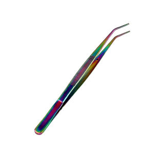 Pince à pansements dentaire de haute qualité en acier inoxydable réutilisable pour coton - Product Image 1