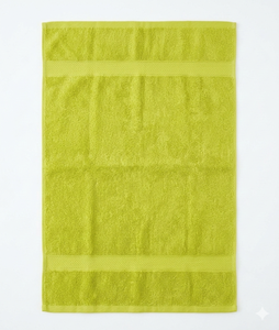 Serviette de bain en jacquard tissé avec logo MSY en relief - Design personnalisé, haute qualité, 100% coton, couleur unie, écologique et séchage rapide - Product Image 4