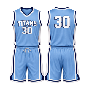 Uniformes de baloncesto personalizados de la mejor calidad al por mayor, conjunto de camiseta de baloncesto deportiva 100% poliéster para hombres y mujeres - Product Image 3