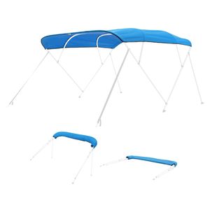 Tendalini Bimini a 4 Archi per Barche, Telo Impermeabile 600D con Protezione Solare, Borsa per il Trasporto, Nuova Condizione - Product Image 1