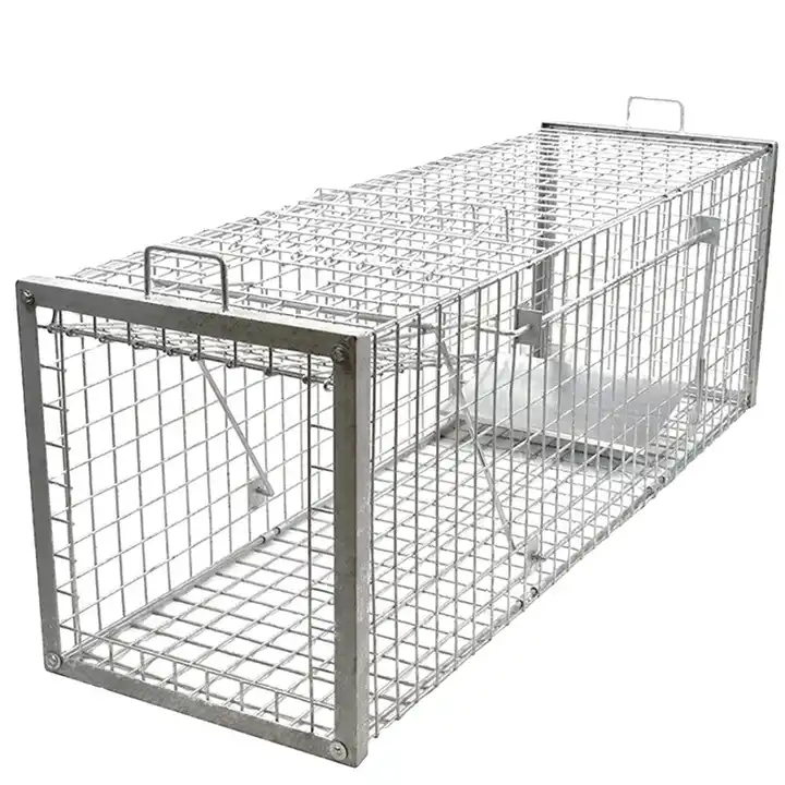 Foldable Rat Trap Cage Humane Live Rodent Trap Cage