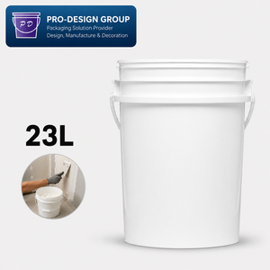 23L Recyclable Easy Open Plastic Joint Compound Bucket for Construction <b>Paste</b> - Product Image 1