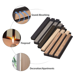 Pannelli Acustici a Doghe per Pareti, Senza Quantità Minima d'Ordine, Eco-Friendly, per Studi di Allenamento e <span class=keywords><strong>Palestre</strong></span> Domestiche, Disponibili in Magazzino USA - Product Image 4