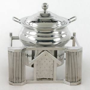 Round Shape Chafing Dish <b>Food</b> <b>Warmer</b> Other Hotel & Restaurant Supplies Restaurant Hot Pot <b>Food</b> <b>Warmer</b> Chafing Dish - Product Image 2