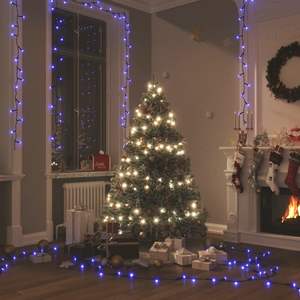 Grandes guirlandes lumineuses bleues en PVC pour décorations de Noël - Product Image 1