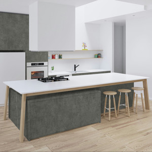 Ensemble complet d'îlots de cuisine sans cadre RTA sur mesure JY Project, les plus vendus, en MDF, vente en gros, usine du Vietnam - Product Image 5