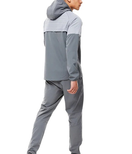 Conjunto de Chaqueta Cortavientos Informal con Capucha para Mujer, de Alta Calidad y Personalizable, Transpirable, 100% Poliéster Tejido, con Contraste de Color Sólido - Product Image 5