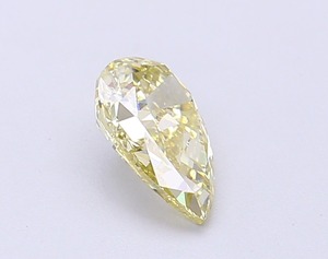 Excellente Diamant Polonais de 0,95 Carat Jaune Vif Fantaisie Taille Poire Pureté VS1 Cultivé en Laboratoire Certifié IGI Brillant - Product Image 2