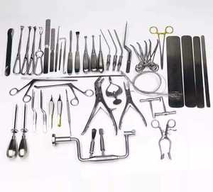 Ensemble d'instruments de neurochirurgie pour craniotomie, 60 pièces, manuel, acier inoxydable allemand, kit chirurgical cérébral par Dentavex - Product Image 6