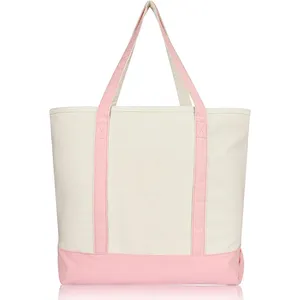 Sac fourre-tout en coton recyclé biologique personnalisé de haute qualité Sac fourre-tout en toile avec logo imprimé personnalisé