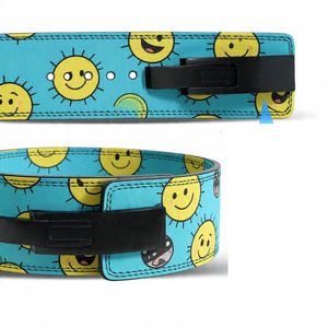 Cinturón de Soporte Lumbar de Cuero PU con Diseño de Anime para Entrenamiento y Fitness, Cinturón de Cuero con Diseño de Anime para Ejercicios de Push-Up - Product Image 1