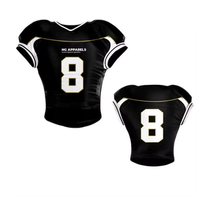 Concevez votre propre uniforme de football américain personnalisé avec un matériau en polyester léger et respirant, design écologique - Product Image 5