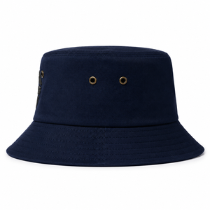 Premium Custom Embroidery Bucket <b>Hat</b> Unisex <b>Navy</b> Blue Cotton Sun Cap Breathable Outdoor Fishermans <b>Hats</b> Wholesale Manufacturer - Product Image 2