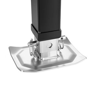 Martinetto per Rimorchio Girevole da Saldare su Tubo, Capacità di Carico Dinamica 8000 Libbre, Maniglia Verticale Ergonomica da 15 Pollici, Livellatore per Rimorchio - Product Image 5