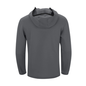 เสื้อฮู้ดดี้แบบมีซิปคู่ ผ้าเฟรนช์เทอร์รี่ ทรงดรอปโชว์เดอร์ สไตล์สตรีทแวร์สำหรับฤดูหนาว แบบยูนิเซ็กส์  พร้อมฮู้ดคลุมหน้าแบบนินจา  แบบมีซับใน - Product Image 6