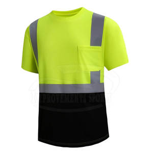 T-shirts de travail à séchage rapide de haute qualité Nouveau design Respirant et imperméable Options de taille supérieure - Product Image 1