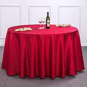 Top Event Round White <b>Table</b> <b>Cloth</b> with Elegant Purple Rosette <b>Black</b> Satin Woven Technique for Elegant Occasions - Product Image 5