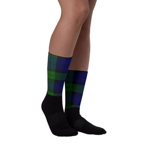 <b>Black</b> Watch Tartan Modern Style Scottish Highland Kilt Hose <b>Socks</b> Comfortable Custom Handmade <b>Socks</b> Bulk Supply - Product Image 2