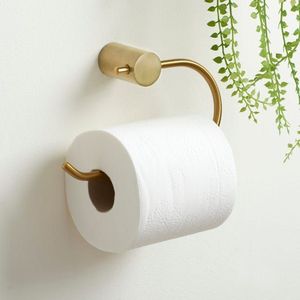 Durable Gold Bathroom <b>Tissue</b> <b>Paper</b> Holder Wall Mount Toilet Roll Stand Rust Proof Metal OEM Manufacturer Bulk Supplier Export - Product Image 3