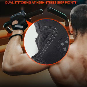 Breathable Gym Gloves for Weightlifting, <b>Dumbbells</b>, Strength Training, Crossfit & Workout Protection - Product Image 6
