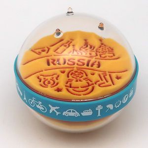 Hot Selling New Design Eco-Friendly Plastic Sand <b>Paperweight</b> Ornament Colorful Reverse Flowing Souvenirs Novelty Gifts - Product Image 5