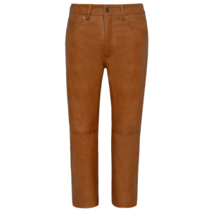 Pantalones de Cuero Napa 100% Genuino Personalizados, Pantalones de Motociclista Estilo Vaquero para Hombre, Pantalones de Cuero Real de Primera Calidad para Motociclistas - Product Image 6