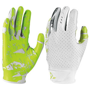 Gants de football ergonomiques pour receveur, respirants, ajustables, antidérapants, avec paume en caoutchouc durable pour un contrôle ultime du ballon et une protection optimale sur gazon synthétique - Product Image 5