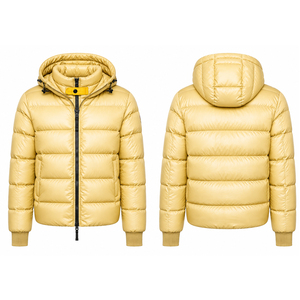 Veste d'hiver chaude pour homme, style streetwear, doudoune matelassée personnalisée en polyester pour homme, vente en gros - Product Image 3
