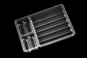Bandeja de Plástico Transparente Desechable de PP para Rollitos Primavera, Grado Alimenticio para Supermercado, OEM ODM, Muestra Disponible - Product Image 4