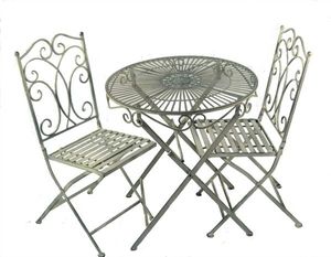 Ensemble de meubles d'extérieur en fer décoratif pour jardin, patio, cour, balcon avec un design élégant et une construction en métal solide - Product Image 5
