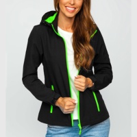 Chaqueta Softshell Transpirable de Diseño Moderno para Mujer, con Rayas y Bordado Personalizado de Camuflaje, Estilo Invernal para Exteriores