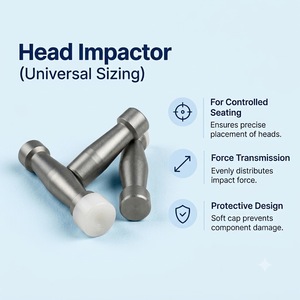 Tête d'impact universelle manuelle pour la fixation contrôlée de prothèses et la transmission de force - Capuchon souple de protection - Product Image 3