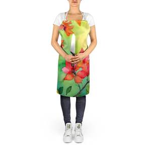 Missouri Hawthorns Watercolor Unisex Large Multicolor <b>Apron</b> for Cooking Baking Crafts <b>Gardening</b>-for Adults Men and Women - Product Image 5