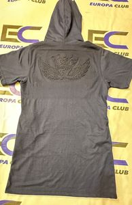 เสื้อยืดเจอร์ซีย์ผู้ชาย 100% ผ้าฝ้าย ปักลายนูน ระบายอากาศ แห้งเร็ว สไตล์สตรีท ทรงปกติ คุณภาพสูง มีฮู้ด  สั่งซื้อขั้นต่ำน้อย - Product Image 6