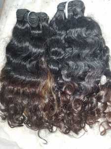 Jerry Curl Kinky <b>Curly</b> Deep Wave Water Wave Loose Wave Indian Virgin Remy 100g Bundles Unprocessed Machine Double <b>Extensions</b> All - Product Image 2