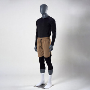 Customized Logo New Awrah Covering Activewear Sunnah Men's Halal Swimming Shorts <b>Islamic</b> Swimwear Men Awrah Shorts - Product Image 1