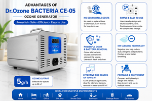 3g/h Ozone Generator Stainless Steel 304 Portable Odor Removal <b>Machine</b> for Home and Commercial Use - Product Image 2