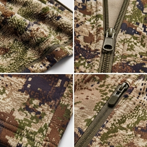 Veste d'hiver en softshell pour homme, en spandex/nylon, coupe-vent, respirante, en polaire, à manches longues, camouflage Optifade - Product Image 5