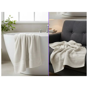 Serviettes de bain et de visage en coton 100% sans torsion, de qualité supérieure, pour hôtels et usage domestique, avec étiquetage privé, vendues dans le monde entier - Product Image 1
