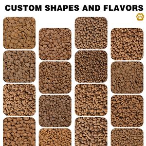 יצרן סיני OEM ODM מזון לחיות מחמד איכותי ללא דגנים במגוון צורות וטעמים, מזון יבש לחתולים - Product Image 3