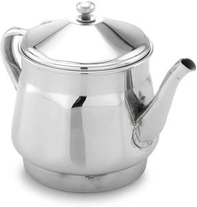 Cafetera Árabe de Acero Inoxidable, Estilo Tradicional Dallah, Tetera de Metal con Tapa para Uso Doméstico - Product Image 3