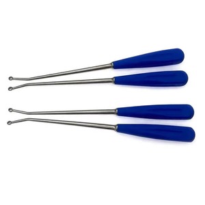 Curetas Dérmicas Profesionales Fox para Cirugía de Otorrinolaringología, Cureta Buck Ear de 6mm con Instrumentos Manuales Rectos y Afilados para ORL y Artroscopia - Product Image 6